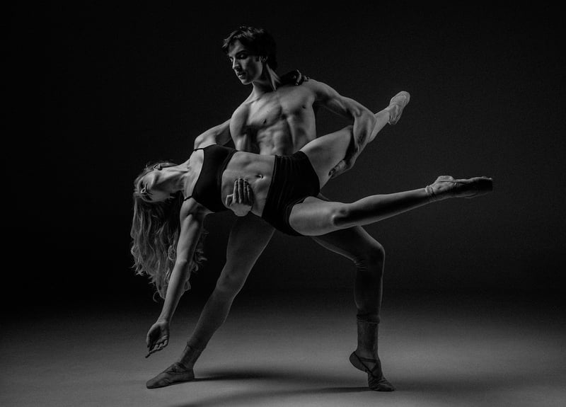 Dancers performing expressive movements